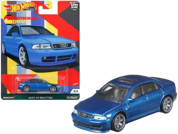 Hot Wheels Premium Car Culture Deutsohland Design Audi S4 Quattro