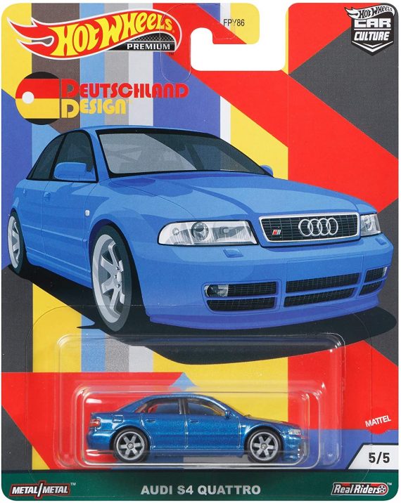 Hot Wheels Premium Car Culture Deutsohland Design Audi S4 Quattro