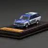 ignition model 1/64 Datsun Bluebird (510) Wagon Blue/White IG2930