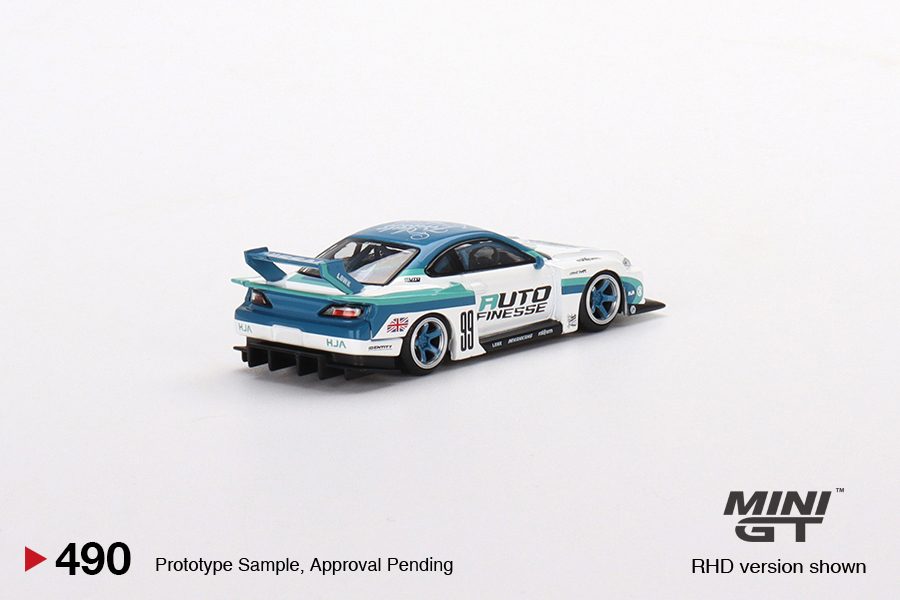 MINI GT No.490 Nissan LB-Super Silhouette S15 SILVIA Auto Finesse RHD MGT00490-R