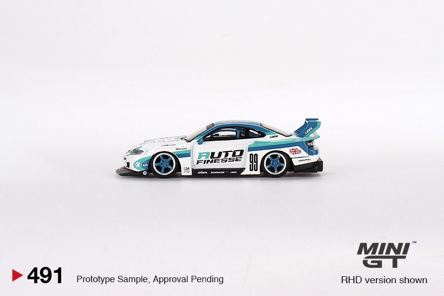 MINI GT No.490 Nissan LB-Super Silhouette S15 SILVIA Auto Finesse RHD MGT00490-R