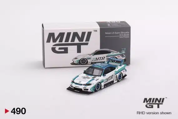 MINI GT No.490 Nissan LB-Super Silhouette S15 SILVIA Auto Finesse RHD MGT00490-R