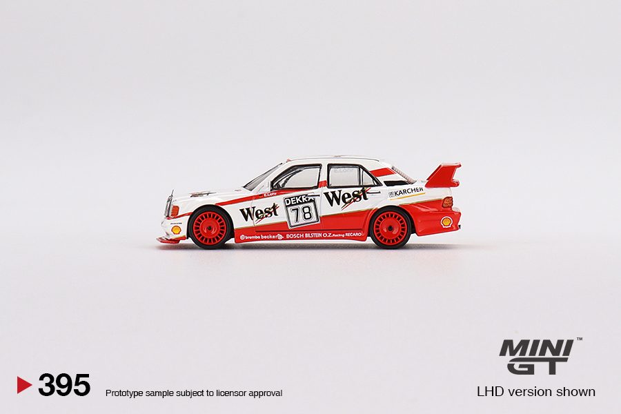 MINI GT No.395 Mercedes-Benz 190E 2.5 16 Evolution II 1991 DTM #78 Lohr LHD MGT00395-L