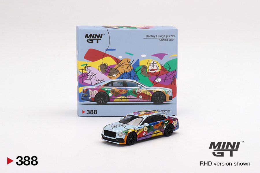 MINI GT No.388 Bentley Flying Spur V8 "Unifying Spur" Limited Edition 8888 pcs LHD MGT00388-L