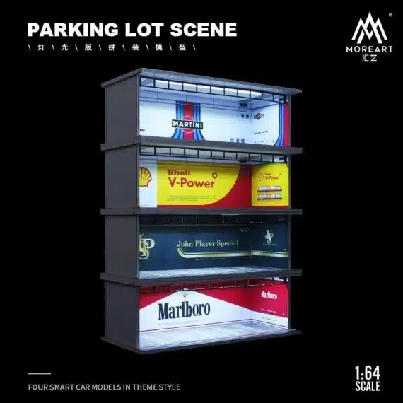 MOREART 1/64 Maribor Parking Garage Diorama with LED lights