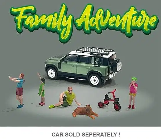 American Diorama 1/64 miJo Exclusives Family Adventure Limited Edition AD-76513MJ