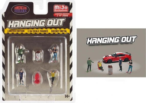 American Diorama 1/64 miJo Exclusives Hanging Out Metal Figures Set Limited Edition AD-76514MJ