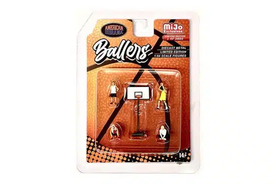 American Diorama 1/64 miJo Exclusives Ballers Metal Figures Set Limited Edition AD-76516MJ