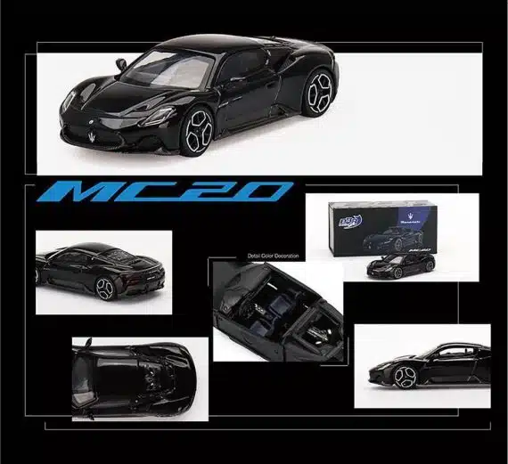 BBR Models 1/64 Maserati MC20 Nero Enigma Black BBRDIE6402