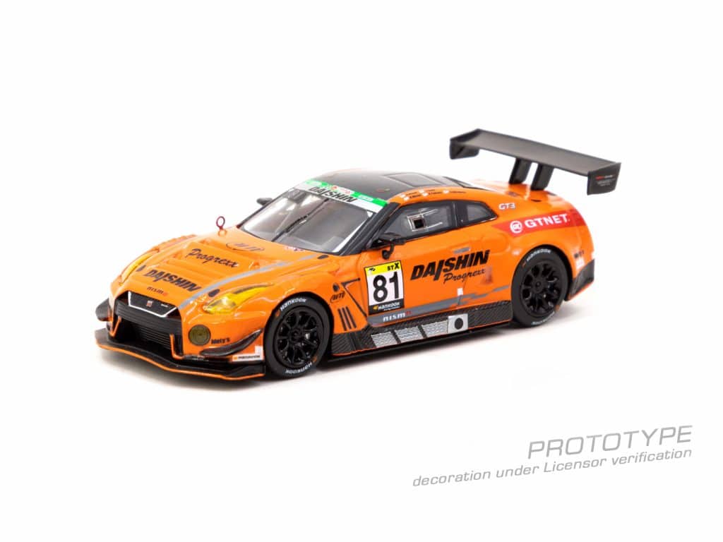 Tarmac Works 1/64 HOBBY64 Nissan GT-R NISMO GT3 Super Taikyu Series 2021 Fuji 24 hours 2021 Winner GTNET Motor Sports
