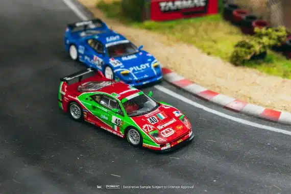 Tarmac Works 1/64 HOBBY64 Ferrari F40 24h of Le Mans 1995 A. Olofsson / L. Della Noce / T. Ota