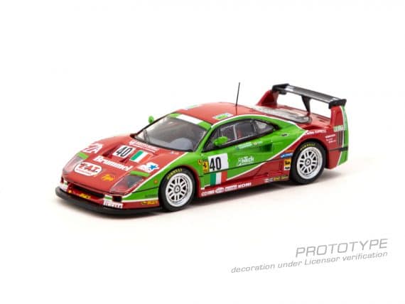 Tarmac Works 1/64 HOBBY64 Ferrari F40 24h of Le Mans 1995 A. Olofsson / L. Della Noce / T. Ota