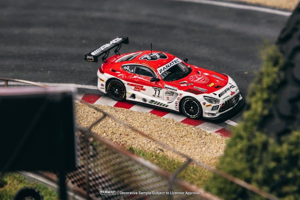 Tarmac Works 1/64 HOBBY64 Mercedes-AMG GT3 Indianapolis 8 Hour 2022 Winner Craft-Bamboo Racing R. Marciello / D. Juncadella / D. Morad