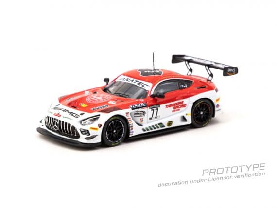 Tarmac Works 1/64 HOBBY64 Mercedes-AMG GT3 Indianapolis 8 Hour 2022 Winner Craft-Bamboo Racing R. Marciello / D. Juncadella / D. Morad