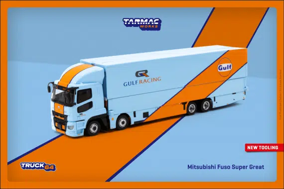 Tarmac Works 1/64 TRUCK64 Mitsubishi Fuso Super Great GULF Racing