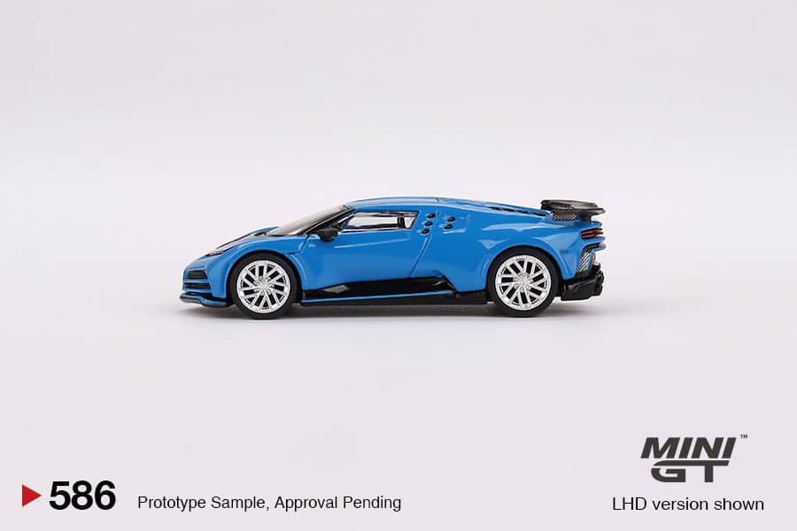MINI GT No.586 Bugatti Centodieci Blu Bugatti LHD MGT00586-L