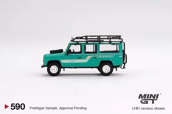 Land Rover Defender 110 1985 County Station Wagon Trident Green