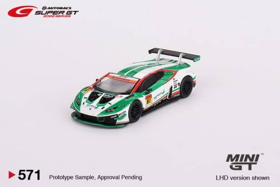 MINI GT No.571 Lamborghini Huracán GT3 EVO #87 JLOC 2022 Super GT Series - Japan Exclusive