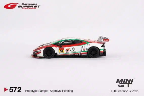 MINI GT No.571 Lamborghini Huracán GT3 EVO #88 JLOC 2022 Super GT Series - Japan Exclusive