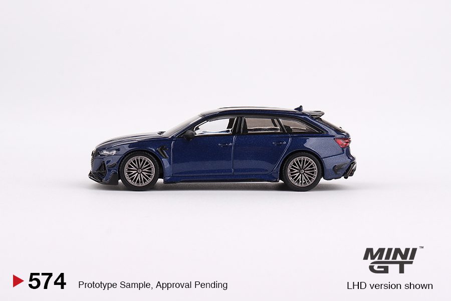 MINI GT No.574 Audi ABT RS6-R Navarra Blue Metallic LHD MGT00574-L