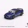 MINI GT No.589 Nissan Skyline GT-R Top Secret  VR32 Metallic Blue