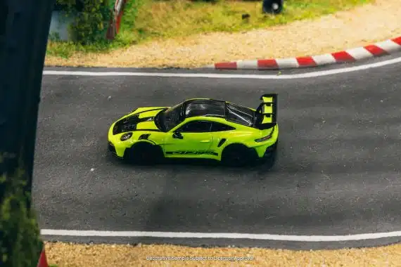 Tarmac Works 1/64 COLLAB64 Porsche 911 (992) GT3 RS Acid Green