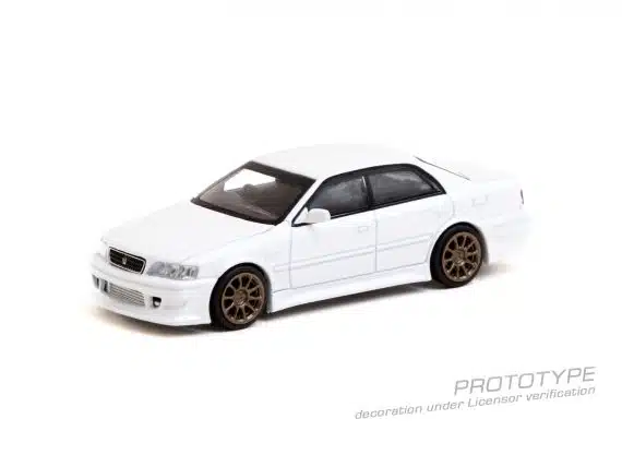 Tarmac Works 1/64 GLOBAL64 VERTEX Toyota Chaser JZX100 White Metallic