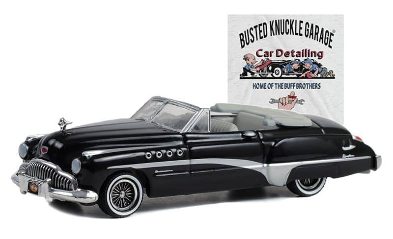 Greenlight 1/64 The Busted Knuckle Garage Series 2 - 1949 Buick Roadmaster Rivera Convertible 39120-A