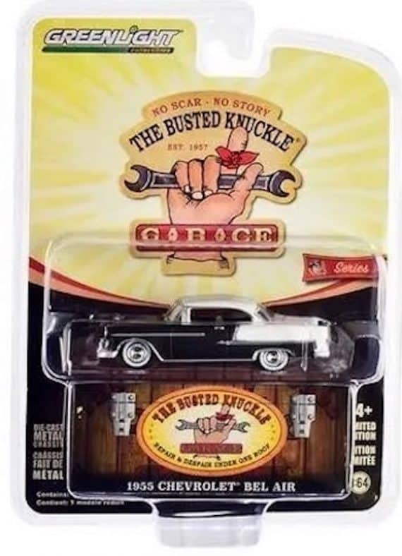 Greenlight 1/64 The Busted Knuckle Garage Series 2 - 1955 Chevrolet Bel Air 39120-C