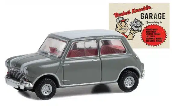 Greenlight 1/64 The Busted Knuckle Garage Series 2 - 1965 Austin MINI Cooper S 39120-E