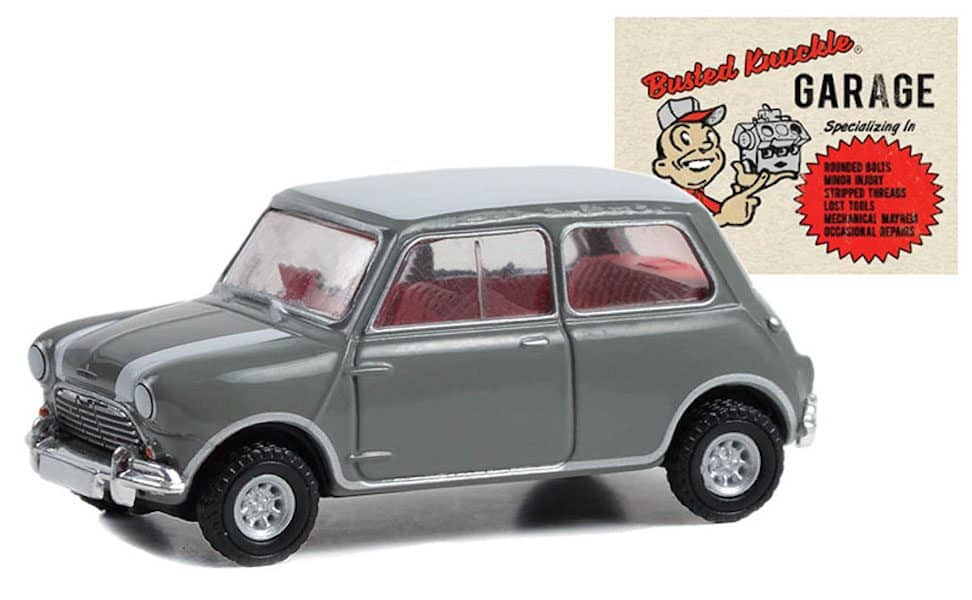 Greenlight 1/64 The Busted Knuckle Garage Series 2 - 1965 Austin MINI Cooper S 39120-E