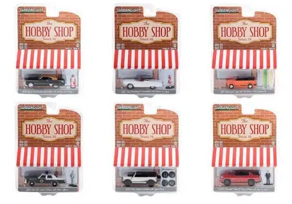 Greenlight 1/64 The Hobby Shop Series 14 - 1949 Buick Roadmaster Convertible with Vintage Gas Pump 97140-A