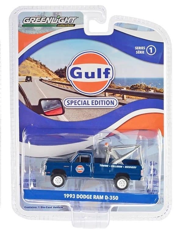 Greenlight 1/64 Gulf Special Edition Series 1 - 1993 Dodge Ram D-350 41135-F