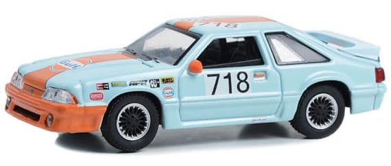 Greenlight 1/64 Gulf Special Edition Series 1 - 1989 Ford Mustang GT 41135-E