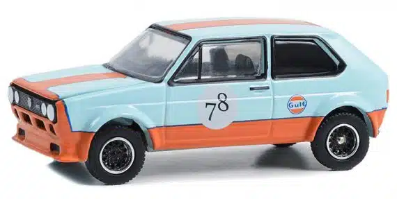 Greenlight 1/64 Gulf Special Edition Series 1 - 1974 Volkswagen Golf GTI 41135-D
