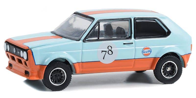 Greenlight 1/64 Gulf Special Edition Series 1 - 1974 Volkswagen Golf GTI 41135-D