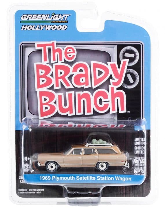 Greenlight 1/64 Hollywood Series 39 The Brady Bunch 1969 Plymouth Satellite Station Wagon 44990-A