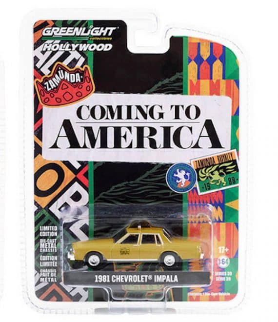 Greenlight 1/64 Hollywood Series 39 Zamunda Coming To America 1981 Chevrolet Impala 44990-C