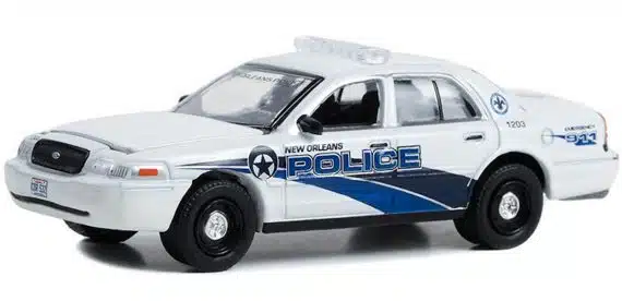 Greenlight 1/64 Hollywood Series 39 NCIS New Orleans 2006 Ford Crown Victoria Police Interceptor 44990-E