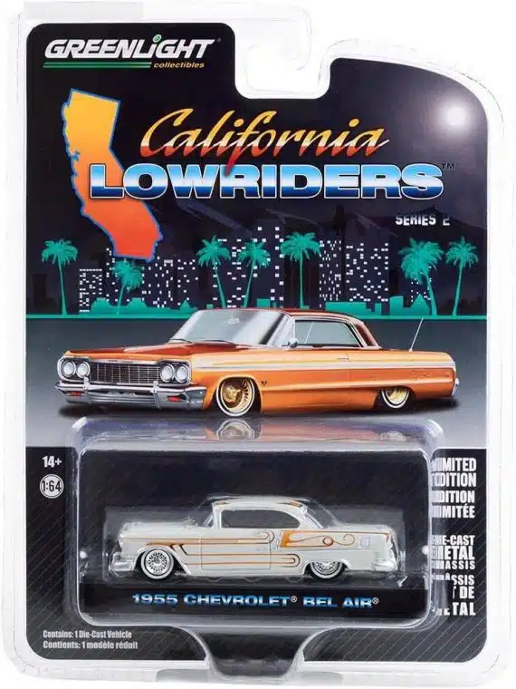 Greenlight 1/64 California Lowriders Series 2 - 1955 Chevrolet BEL AIR 63030-A