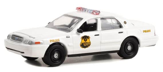 Greenlight 1/64 Exclusive Hot Pursuit Limited Edition 1998 Ford Crown Victoria Police Interceptor 43015-B