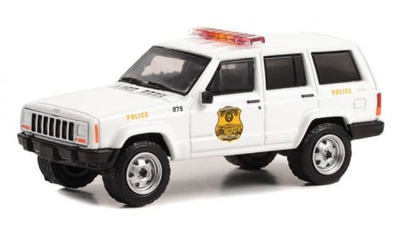 Greenlight 1/64 Exclusive Hot Pursuit Limited Edition 2000 Jeep Cherokee 43015-A