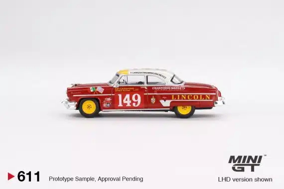 MINI GT No.611 Lincoln Capri 1954 Carrera Panamericana Class Winner #149 LHD MGT00611-L