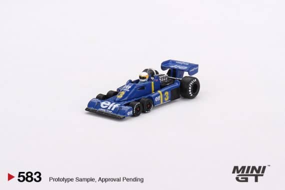 MINI GT No.583 Tyrrell P34 #3 Jody Scheckter 1976 Swedish GP Winner LHD MGT00583-L