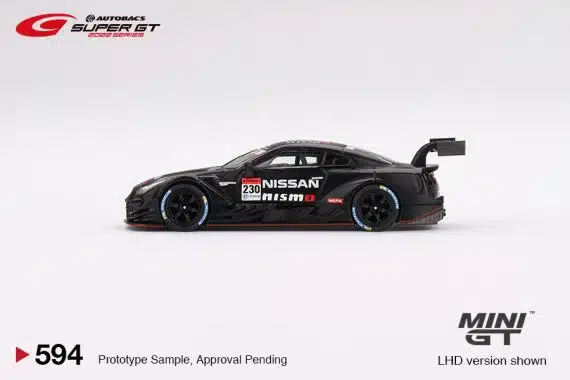 MINI GT No.594 Nissan GT-R Nismo GT500 2021 Prototype #230 Super GT Series Japan Exclusive LHD MGT00594-L