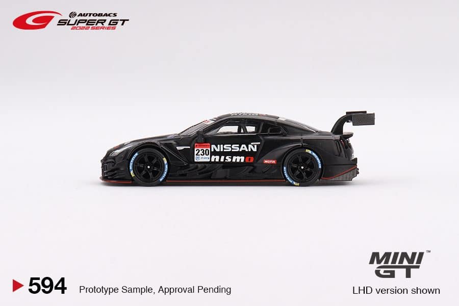 MINI GT No.594 Nissan GT-R Nismo GT500 2021 Prototype #230 Super GT Series Japan Exclusive LHD MGT00594-L
