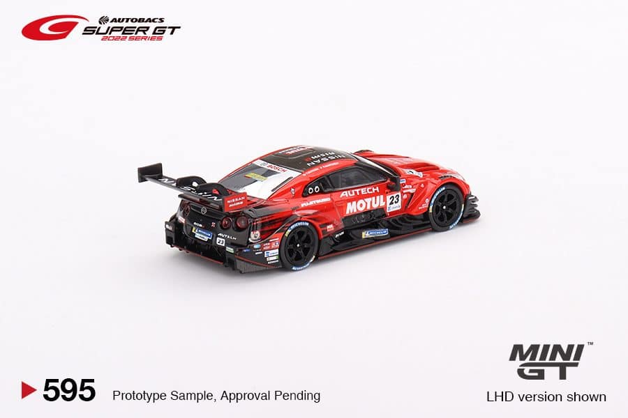 MINI GT No.595 Nissan GT-R Nismo GT500 #23 NISMO 2021 Super GT Series Japan Exclusive LHD MGT00595-L