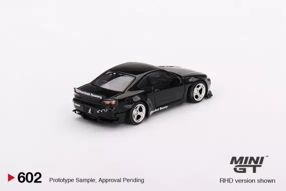 MINI GT No.602 Nissan Silvia (S15) Rocket Bunny Black Pearl RHD MGT00602