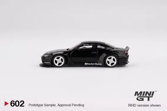 MINI GT No.602 Nissan Silvia (S15) Rocket Bunny Black Pearl RHD MGT00602