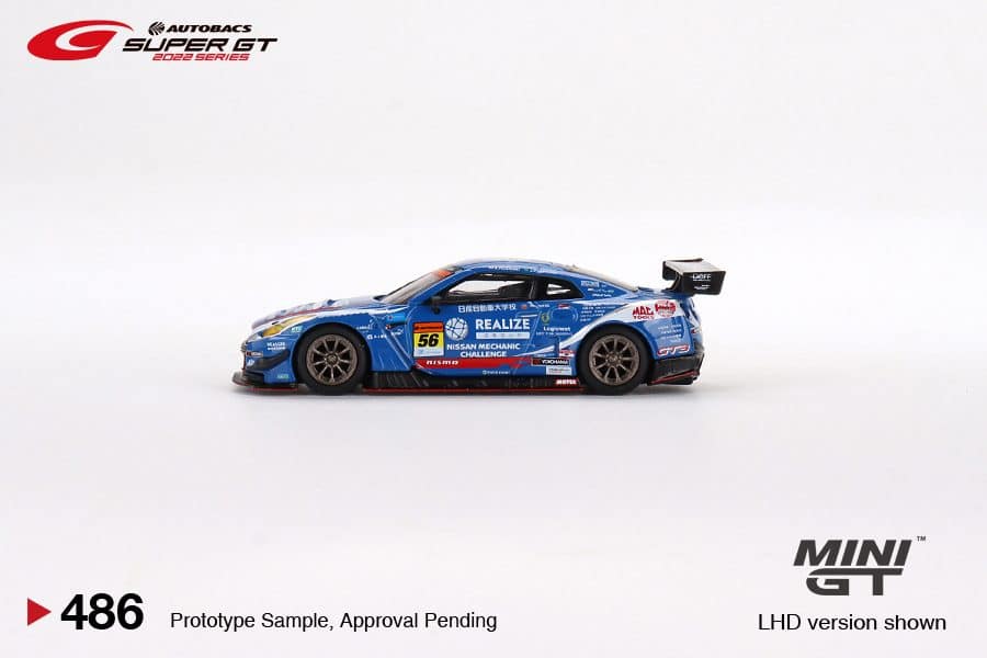 MINI GT Super GT Series No.486 Nissan GT-R NISMO GT3 #56 KONDO RACING 2022- Japan Exclusive MGT00486 (แพ็คแขวน)